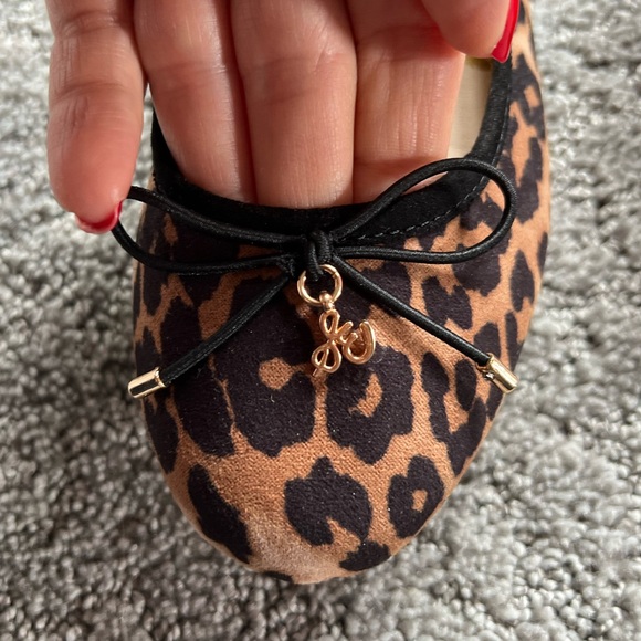 Sam Edelman cheetah print Felicia ballet flats size 1 girls - Picture 4 of 9
